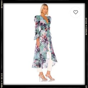 Floral Chiffon Blouse - Multicolor